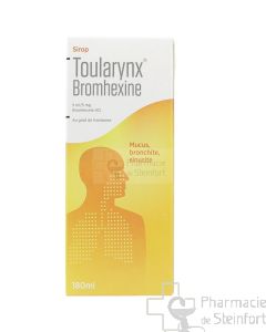 TOULARYNX BROMHEXINE 5mg/5ml Himbeere ohne zucker SIRUP 180 ML