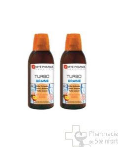 TURBODRAINE PECHE-THE VERT OFFRE DUO 2X500 ML