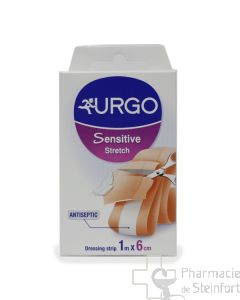 URGO BANDE SENSITIVE-STRETCH  1 M x 6 CM