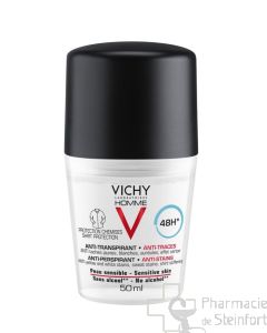 VICHY DEO HOMME 48H ANTI TRACE BILLE 50 ML