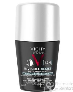 Vichy Deo Men Anti-Transpirant 72H Invisible Resist Roll-On 50 ml
