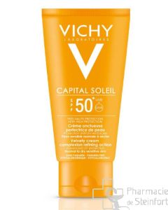 VICHY CAPITAL SOLEIL CREME ONCTUEUSE PEAU NORMALE SECHE SPF50+ 50 ML