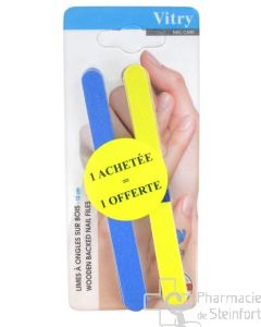 VITRY 12er-Set Nagelfeilen auf Holz 12 cm 1086