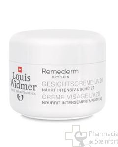 WIDMER REMEDERM GESICHTCREME SEHR TROCKENE HAUT OHNE PARFUM UV20 50 ML