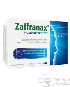 ZAFFRANAX 60 CAPSULES humeur positive BE