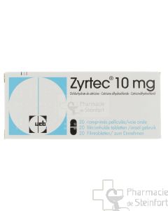 Zyrtec 10 mg 20 Tabletten