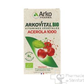 ARKOVITAL ACEROLA VITAMIN C  IMMUNITÄT ENERGIE 1000 BIO 30 TABLETTEN