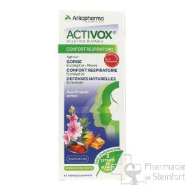 ACTIVOX SIROP  confort respiratoire 150 ML