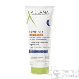 Aderma Exomega Control reparierende Nachtcreme gegen Juckreiz 200 ml