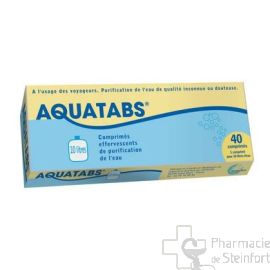 AQUATABS 40 Tabletten zur Wasserreinigung (1 CPR = 10 L)