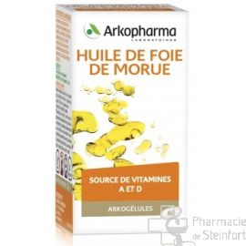 ARKOGELULES HUILE FOIE DE MORUE 60 CAPSULES