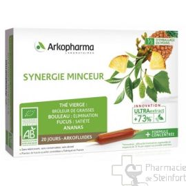ARKOFLUIDE SYNERGIE MINCEUR BIO 20 AMPOULES