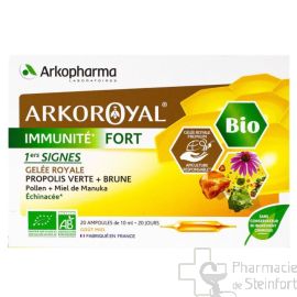 ARKOROYAL IMMUNITE FORT BIO 20 AMPOULES X 10ML