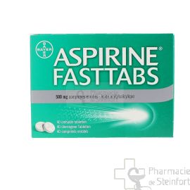 ASPIRINE FASTTAPS 500 MG 40 COMPRIMES