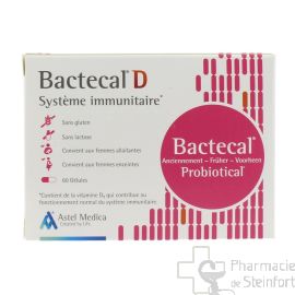 BACTECAL Probiotical D 60 Capsules