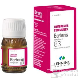 BERBERIS lombalgies communes complexe 83 lehning gouttes 30 ML 