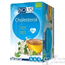 BIOLYS Weißdorn Kurkuma Cholesterol BIO 24 beutel