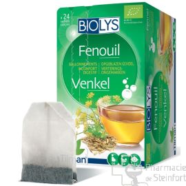 BIOLYS FENOUIL INFUSION Digestion Ballonements BIO 24 SACHETS