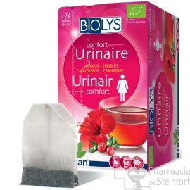 BIOLYS HIBISKUS-CANNEBERGE Confort urinaire 24 SACHETS