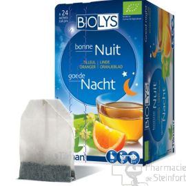 BIOLYS TILLEUL-ORANGER INFUSION BIO  NUIT Calme 24 SACHETS