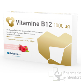 Vitamine B12 1000 Mcg 84 Comprimés à Mâcher