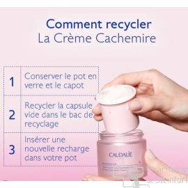 CAUDALIE RESVERATROL LIFT NACHFÜLL CREME CACHEMIRE 50