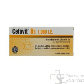 CEFAVIT D3 1000 IE 100 tabletten