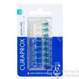 CURAPROX CPS 06 PRIME REFILL TURQUOISE 8 Brossettes interdentaires