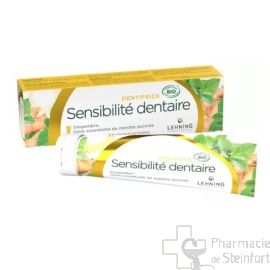 Dentifrice Bio Sensibilité Lehning 80 gr