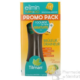 ELIMIN TURN & GO ANANAS fettverbrenner 15 stück + 1 Glaskolben gratis