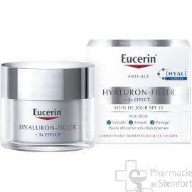 EUCERIN HYALURON FILLER X3 EFFECT TAGESCREME LSF15 TROCKENE HAUT 50ML