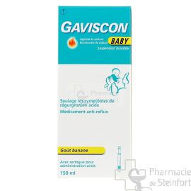 GAVISCON BABY 500/267MG/10ML SUSPENSION BUVABLE 150 ML