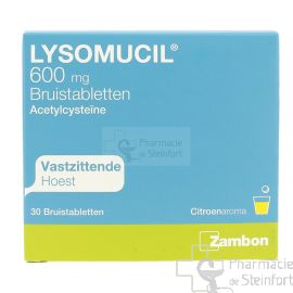 LYSOMUCIL 600 MG 30 COMPRIMES EFFERVESCENTS