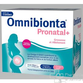 OMNIBIONTA PRONATAL+ Metafolin®+ DHA Schwangerschaft + Stillzeit  (28CPR+28CAPS)