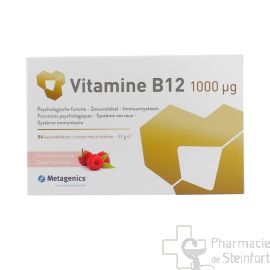 VITAMINE B12   Gout framboise 1000 mcg  84 COMPRIMES