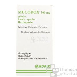 MUCODOX 300 MG 14 CAPSULES