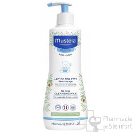 MUSTELA PEAU NORMAL LAIT TOILETTE SANS RINCAGE 500ML