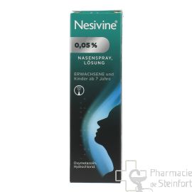 NESIVINE NASIVIN 0,05% NASENSPRAY ERWACHSENE 10 ML