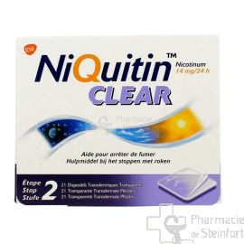 NIQUITIN CLEAR 14 MG 21 PATCH