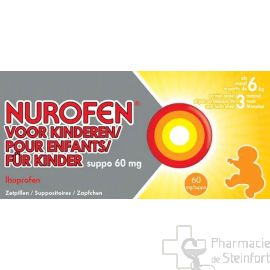 NUROFEN KINDER 60 MG 10 ZÄPFCHEN