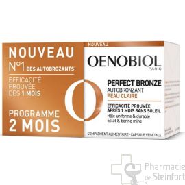 OENOBIOL PERFECT BRONZE INTENSIV POUR PEAUX CLAIRES 2X30 CAPSULES 