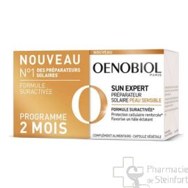 OENOBIOL SUN EXPERT PREPARATEUR SOLEIL PEAU SENSIBLE 2X30 CAPSULES