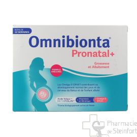 OMNIBIONTA PRONATAL+ Metafolin®+ DHA Schwangerschaft + Stillzeit (84TABLETS+84KAPSELN)