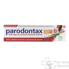 PARODONTAX DENTIFRICE TWIST HERBAL GINGER MINT 75ML