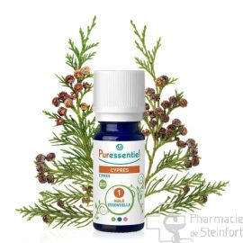 PURESSENTIEL BIO HUILE ESSENTIELLE CYPRES 10 ML