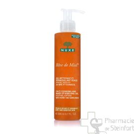 NUXE REVE MIEL GEL NETTOYANT DEMAQUILLANT VISAGE 200 ML