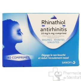 RHINATHIOL ANTIRHINITIS 40 COMPRIMES