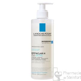 ROCHE POSAY EFFACLAR H ISOBIOME CREME LAVANTE HYDRATANTE ACNE  390ML