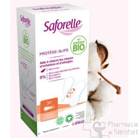 SAFORELLE COTON PROTEGE SLIP COTON BIO 30 Pieces