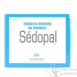 SEDOPAL TROUBLES MINEURS DU SOMMEIL LEHNING 40 CAPSULES